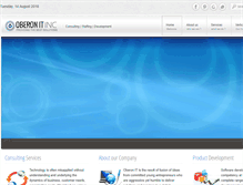 Tablet Screenshot of oberonit.com